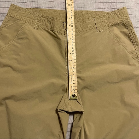 Columbia Men's Trail Shorts XM4805 Beige Flat Front 10" Mid Rise Size 34 - Picture 7 of 12